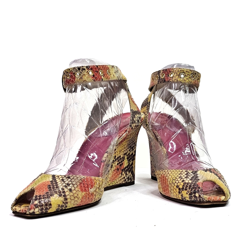 Kate Spade Remy Multicolor Snake Print Wedges - Picture 2 of 15